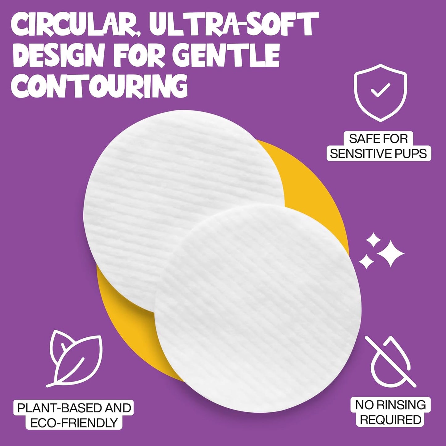 Dog Eye Wipes 100 Counts - Dog Tear Stain Remover for Dogs - Hypoallergenic Pet Eye Cleaner Wipes for Dogs & Cats