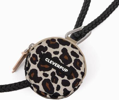 Training Sling & Snackpack Double Insulated Treat Pouch in Leopard