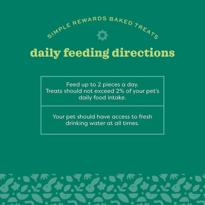 Oxbow Simple Rewards Baked Carrot & Dill Treats, Rabbit & Guinea Pig Treats Made with Timothy Hay, Healthy Guinea Pig, Hamster & Bunny Snack, Timothy for Rabbit, Made in USA, 3 oz Bag