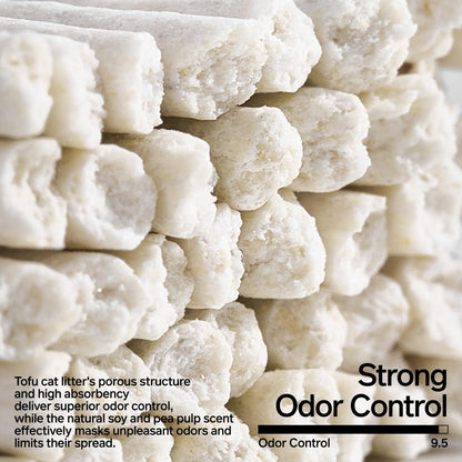 pidan Tofu Cat Litter Clumping,Flushable,Ultra Absorbent and Fast Drying, 100% Natural Ingredients Litter,Solubility in Water,Really Dust-Free,Less Scattering (5.3lb×4bags)