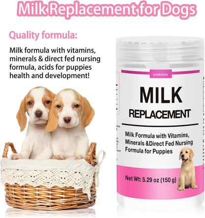 4 in 1 Whelping Kit for Dogs - Whelping Calcium Paste, Probiotic Paste, Fading Puppy Support & Puppy Milk Replacer - Essential Dog Whelping Supplies for Safe Delivery, Strong Puppies & Nursing Support