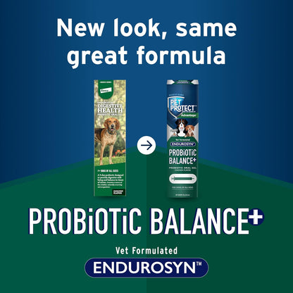 Bundle of K9 Advantix II Medium Dog 11-20 lbs. 6-Mo Supply + Pet Protect Probiotic Balance+ Dog Supplement | Oral Gel | 32g