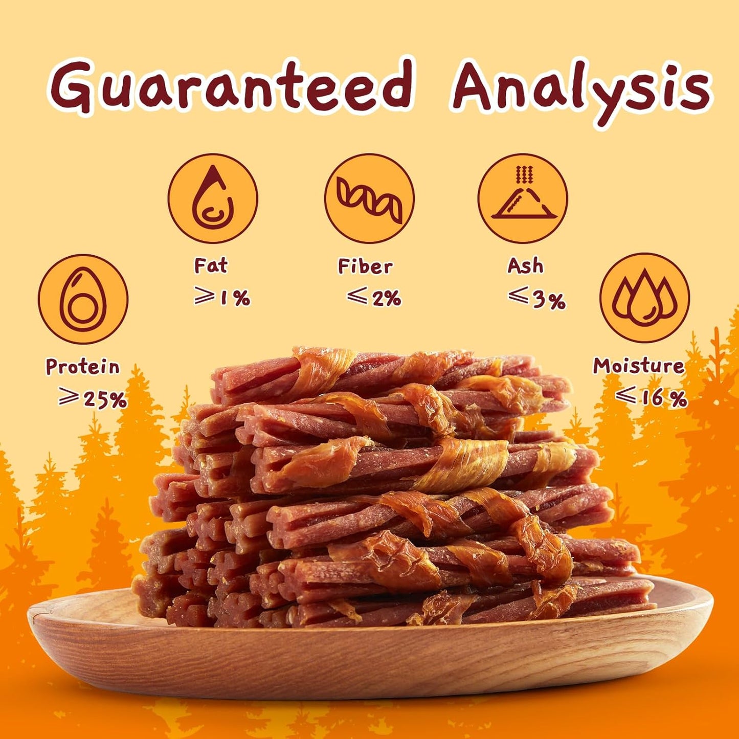 Jungle Calling Beef Collagen Sticks, Long Lasting Dog Chews, Chicken Wrapped Treats, Rawhide Alternative for Small Medium Large Dogs, Dental Health, Beef Lung Flavored Bones,14.1 oz