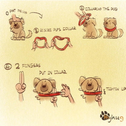 Hyhug Martingale Dog Collar Medium Green |Escape - Proof Heavy Duty Nylon Durable No Slip, Ideal for Training & Daily Walks