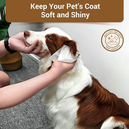 400 Coconut Oil Dog Wipes for Paws and Butt Large Thick Puppy Wipes for Dogs Face and Body Dog Wipes Cleaning Deodorizing Cat Wipes Cleaning Fur and Butt Big Doggie Wipes Doggy Wipes Bum Dog Ear Wipes