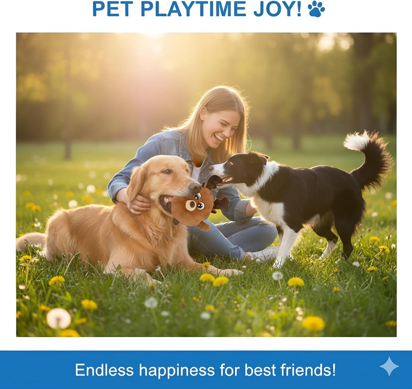 Interactive Dog Toy with Remote Control, 2025 Rechargeable Motion Activated Bouncing Pets Plush, Shaking Dog Toy with Recording & Music Modes, Washable Cover, Boredom Relief for Dogs & Cats (F)