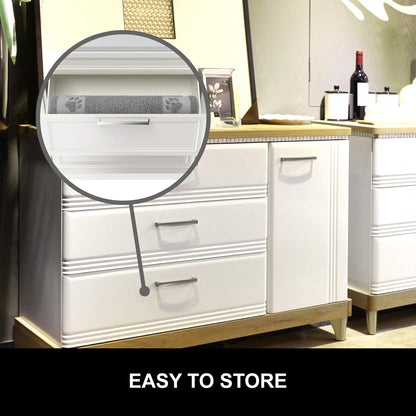 Pet Feeding Mat for Large Dogs and Cats 35" x 25" Flexible and Waterproof Dog Bowl Mat for Food and Water, Easy to Clean Dog Food Mat with Non Slip Backing