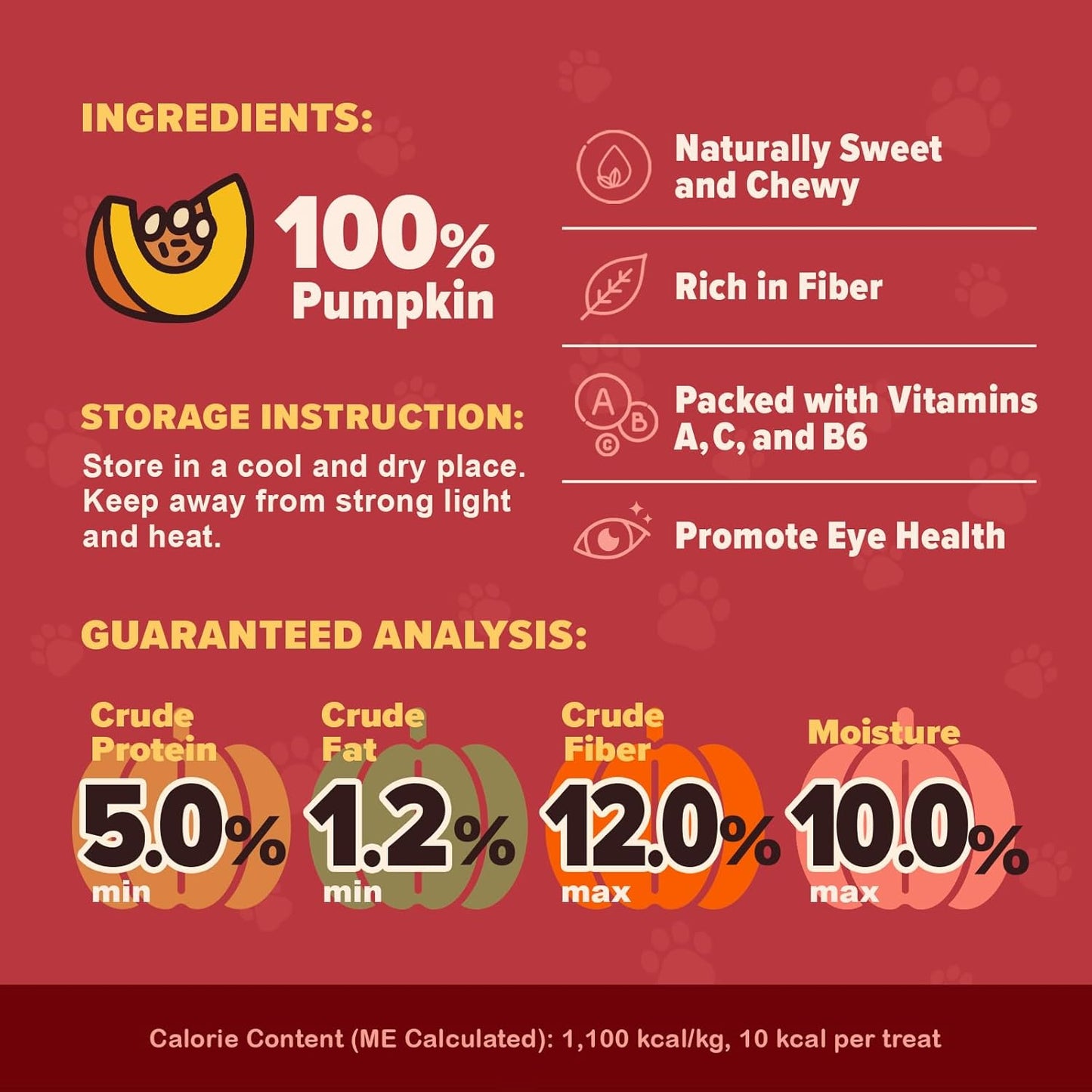 Pumpkin Chips & Powder for Dogs – 100% Natural High Fiber Digestive Support Snack & Supplement, Designed for All Breeds – Grain-Free, Hypoallergenic – Easy to Digest