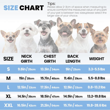 Fleece Dog Sweatshirt with Leash Ring Lightweight Stretchy Dogs Polo Shirt Striped Sleeves Pet Clothes Soft Dog Sweaters for Small Medium Dogs（Blue,Large）