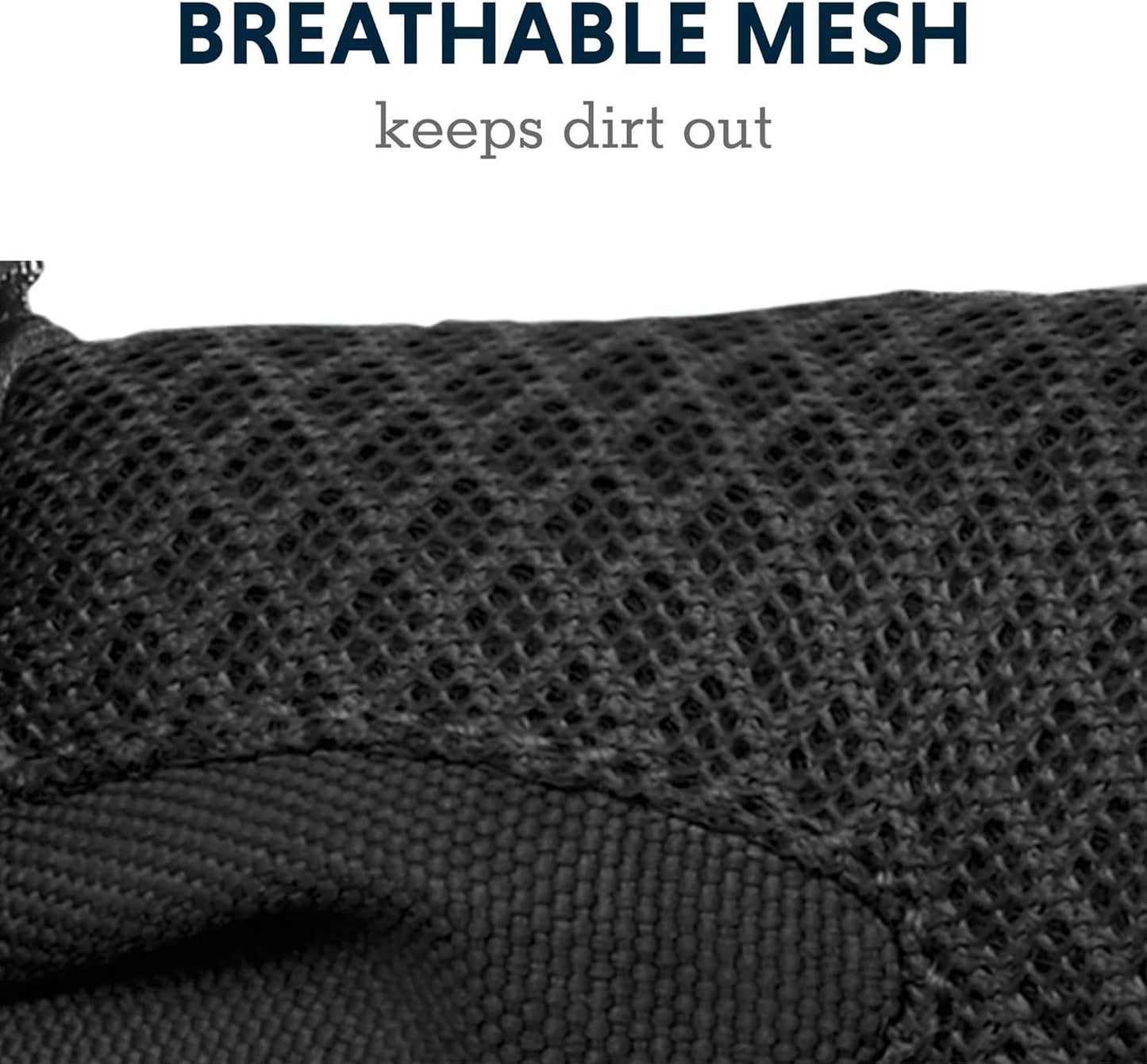 Ruffwear, Grip Trex Dog Shoes, Non-Slip Boots for Hot Pavement & Snow, Weatherproof Paw Protection with Breathable Mesh, Rugged Sole for Hiking, Obsidian Black, 2.25"