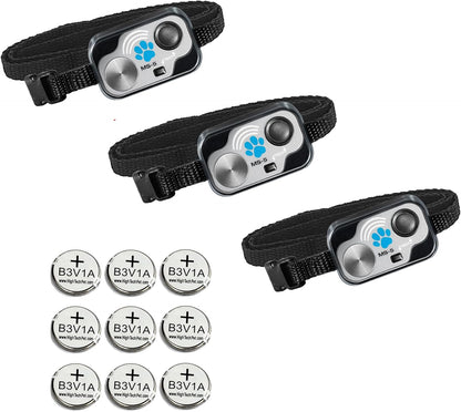 Genuine 3-PK MS-5 Automatic Pet Door Collars with 9 Free Batteries - from High Tech Pet Brand