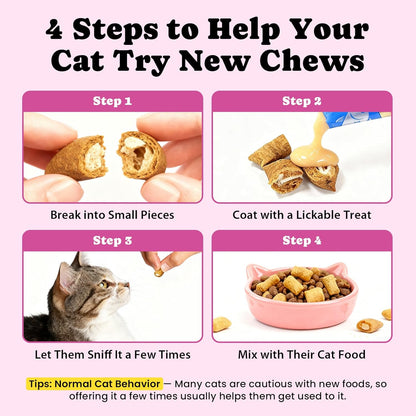 Hairball & Calming Support Bundle for Cats – Hairball Remedy Treats + Calming Chews