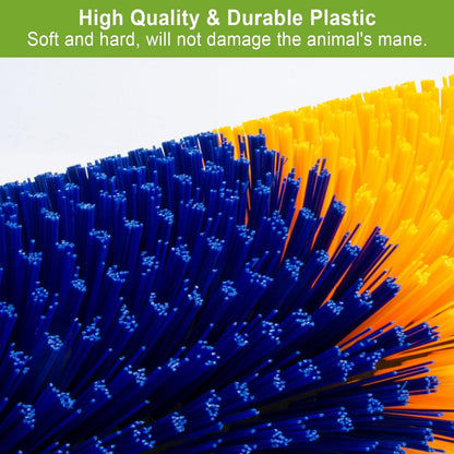 Livestock Scratch Brushes, Horse Livestock Scratching Brush, Horses Scratcher Brushes for Sheep, Cattle, Cow, Goat, Pig Livestock Animal Back Scratching