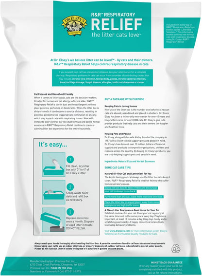 Dr. Elsey's R&R Stress-Reducing Clumping Clay Cat Litter 18 lb. Bag