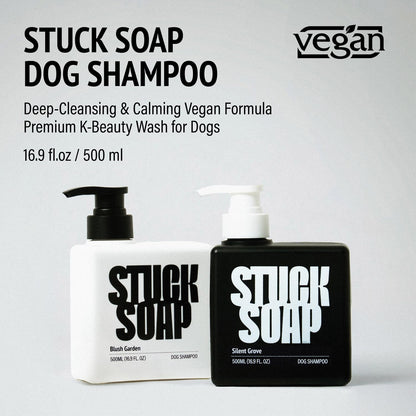 Vegan Dog Shampoo Premium K-Beauty Inspired Gentle Dog Shampoo for Sensitive Skin with Green Tea, Camellia Oil & Centella Asiatica, Elegantly Scented, Natural Pet Wash (Blush Garden)