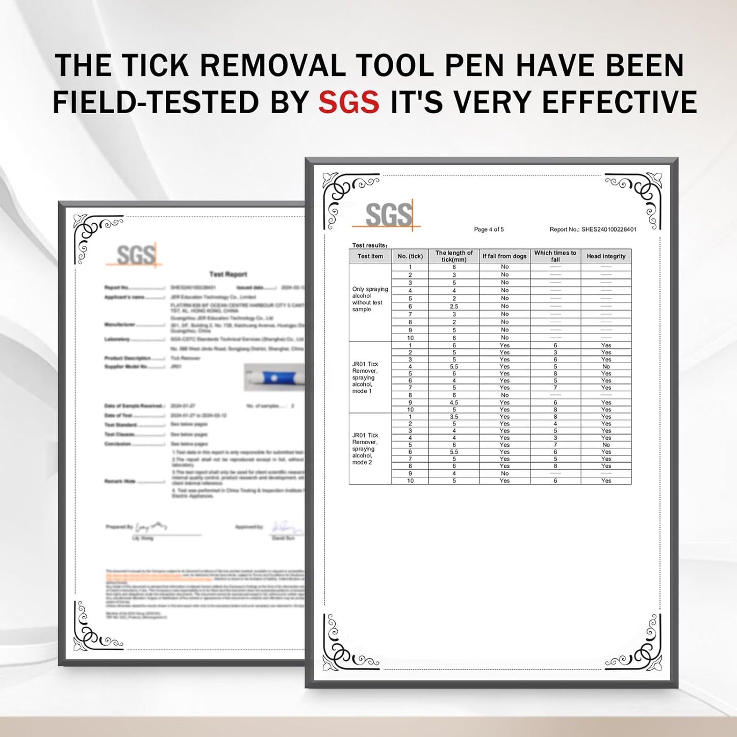 Tick Removal Tool Pen Premium Auto Tick Remover Tool for Dogs Real Pain Free Tick Removal Tool for Humans One Click to Remove Tick Intact Brush Let It Come Out on Its Own