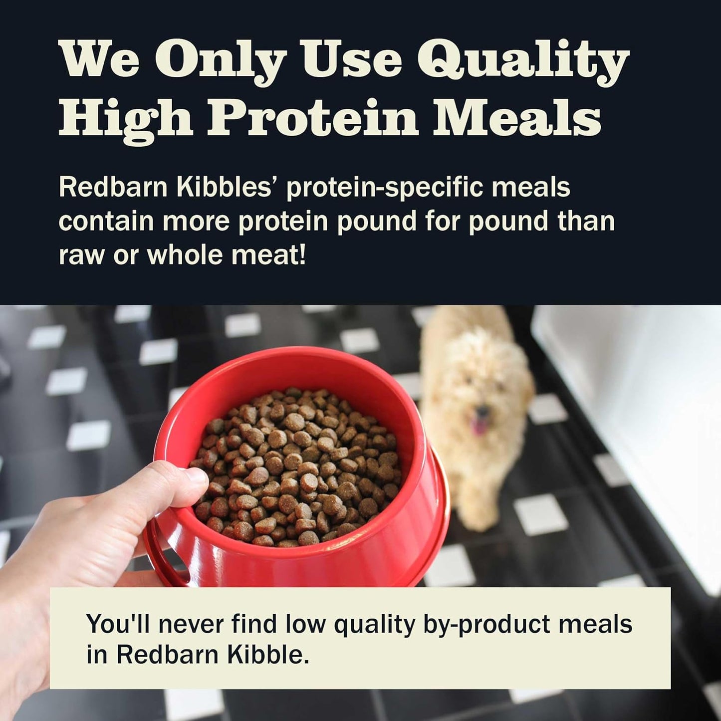 Redbarn Grain-Free Puppy Dry Dog Food Kibble - Beef & Lamb Recipe - Made in USA No Chicken Recipe with Functional Ingredients to Support Healthy Heart, Skin, Coat, Immunity & Digestion - 4lb