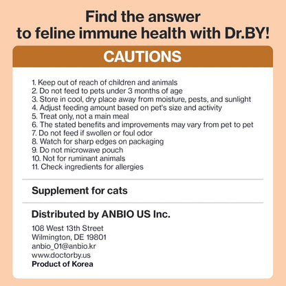 Doctor By Cat Colostrum Protein Cat Supplement Immune Support Muscle Growth, Gentle on Digestion for Kittens, Adult&Senior Cats with Goat Milk, Whey Protein Isolate, Colostrum Lickable Formula