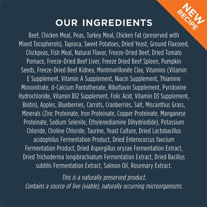 Instinct Raw Boost, Natural Dry Dog Food with Freeze Dried Pieces, High Protein, Grain Free Recipe - Real Beef, 20 lb. Bag