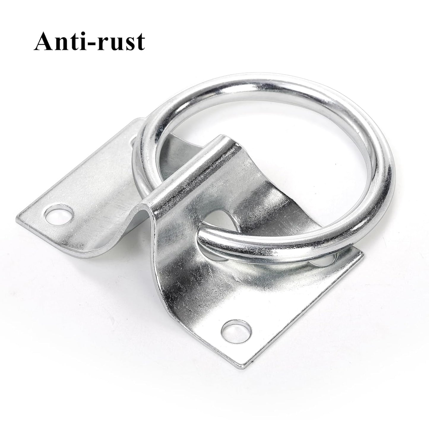 16 Pack Cross Tie Ring for Horse, Block Tie Ring with Screws, Wall Mount Horse Tie Ring, Stainless Steel Hitching Ring Tie Down Hooks Horse Barn Supplies for Livestock Stable Stall Racetrack