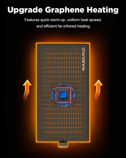 6 by 8-inch 7W Reptile Heating Pad Graphene with Temperature Control Reptile Tank Heat Pad Terrarium Under Tank Heater Mat for Snake Lizard Hermit Crab Reptiles Turtle Thermostat