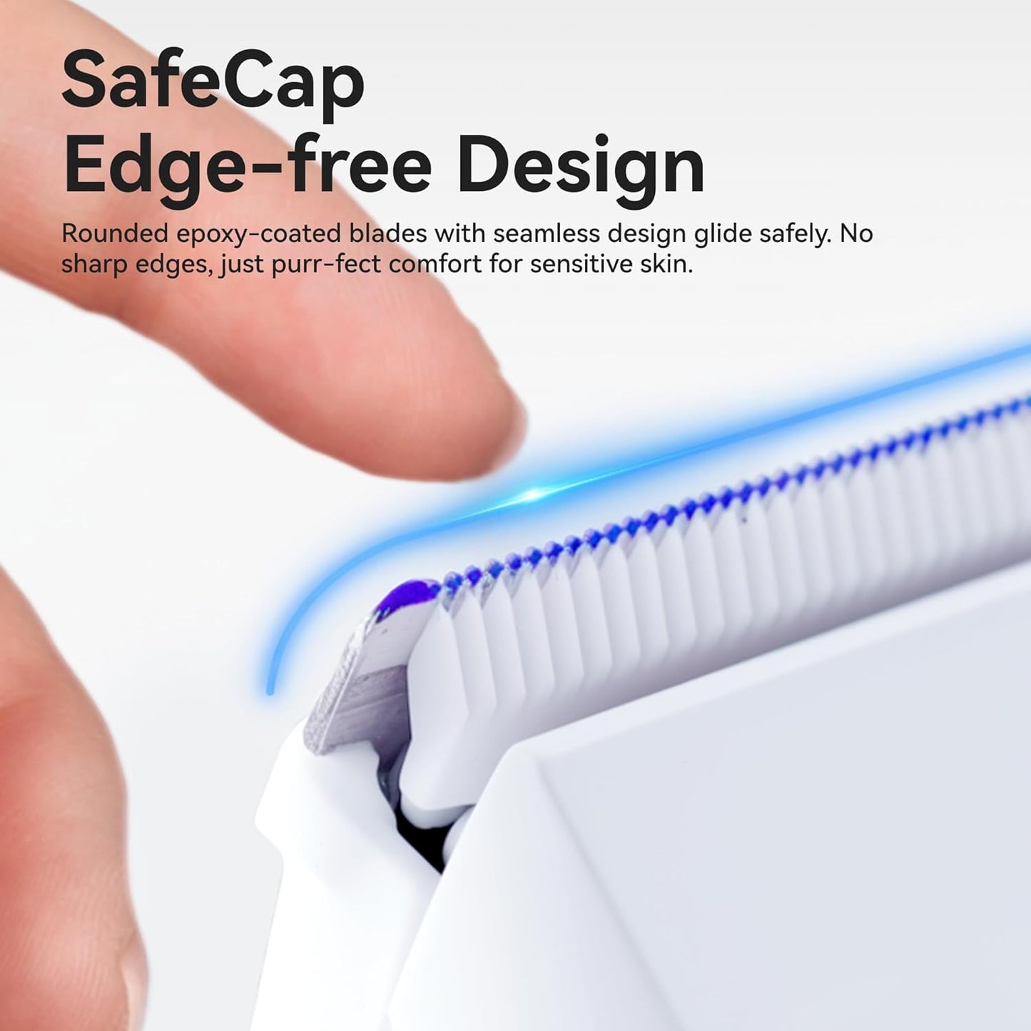 CATLINK Waterproof Cat Clippers for Matted Hair, Quiet Cat Grooming Kit, Pet Shaver Cordless for Long Hair, Pet Hair Clippers for Dogs and Other Small Animals at Home, White