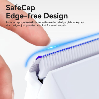 CATLINK Waterproof Cat Clippers for Matted Hair, Quiet Cat Grooming Kit, Pet Shaver Cordless for Long Hair, Pet Hair Clippers for Dogs and Other Small Animals at Home, White