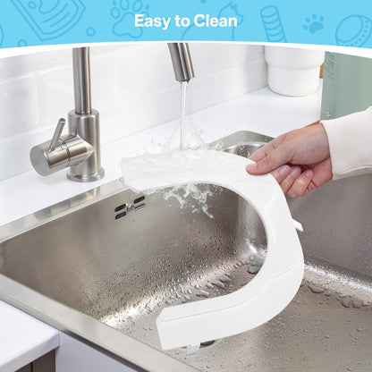 Front Cover for Automatic Micro Chip Pet Feeder, Prevent Pets Competing for Food in Multiple Pets Home, Avoid Food Stealing from Other Cats and Dogs, Precise Diet Control of Each Pet