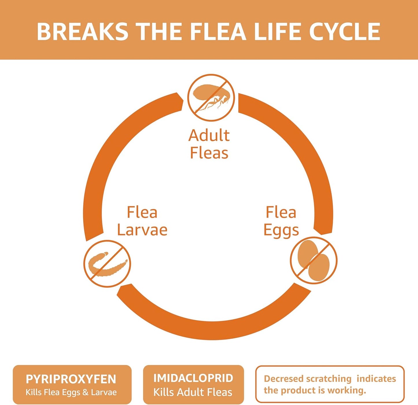 Amazon Basics PreventativeTopical Flea Treatment for Medium Cats (5-9 Pounds), 4 Count