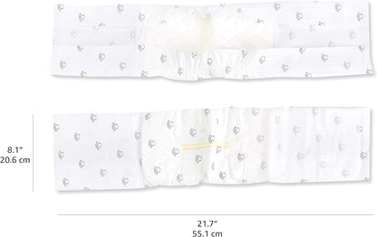 Amazon Basics Male Dog Diapers, 30 Count, Small, Ultra Absorbent Disposable Wrap with Secure Fit, Leakproof and Comfortable