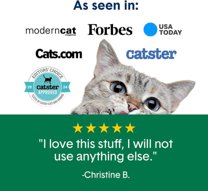 Boxie® Eco™ Farm to Box Sustainable 30 Day Odor Control Clumping Cat Litter, 6.5lb Boxiecat 99.9% Dust Free Plant-Based Kitty Litter