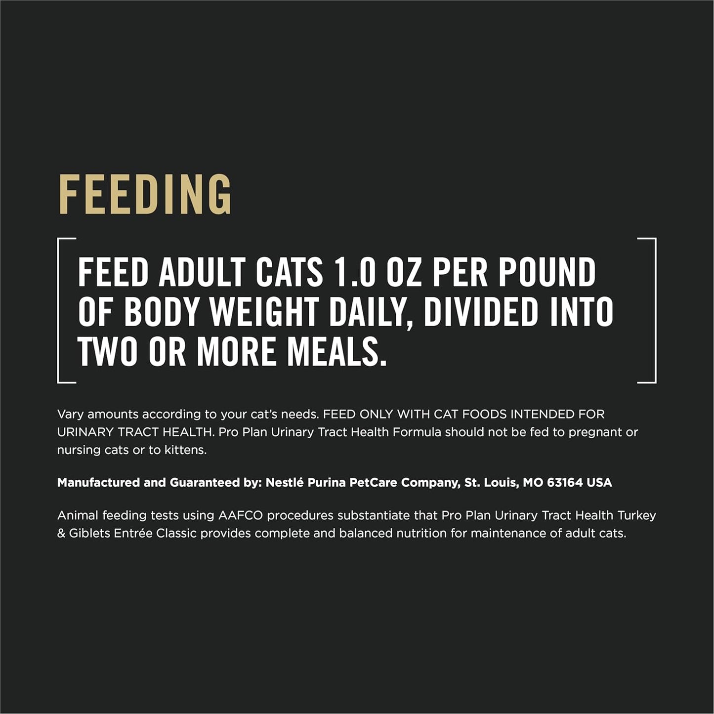 Purina Pro Plan Urinary Tract Health Turkey and Giblets Entree Classic Wet Cat Food Pate - (Pack of 24) 5.5 oz. Cans