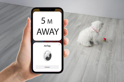 Essential Pet Supplies: Pet Collar for Small Dogs with Reflective AirTag Holder and Secure,Comfortable Padding Bundled with Safe Dog Nail Clippers and Self-Cleaning Dog Brush