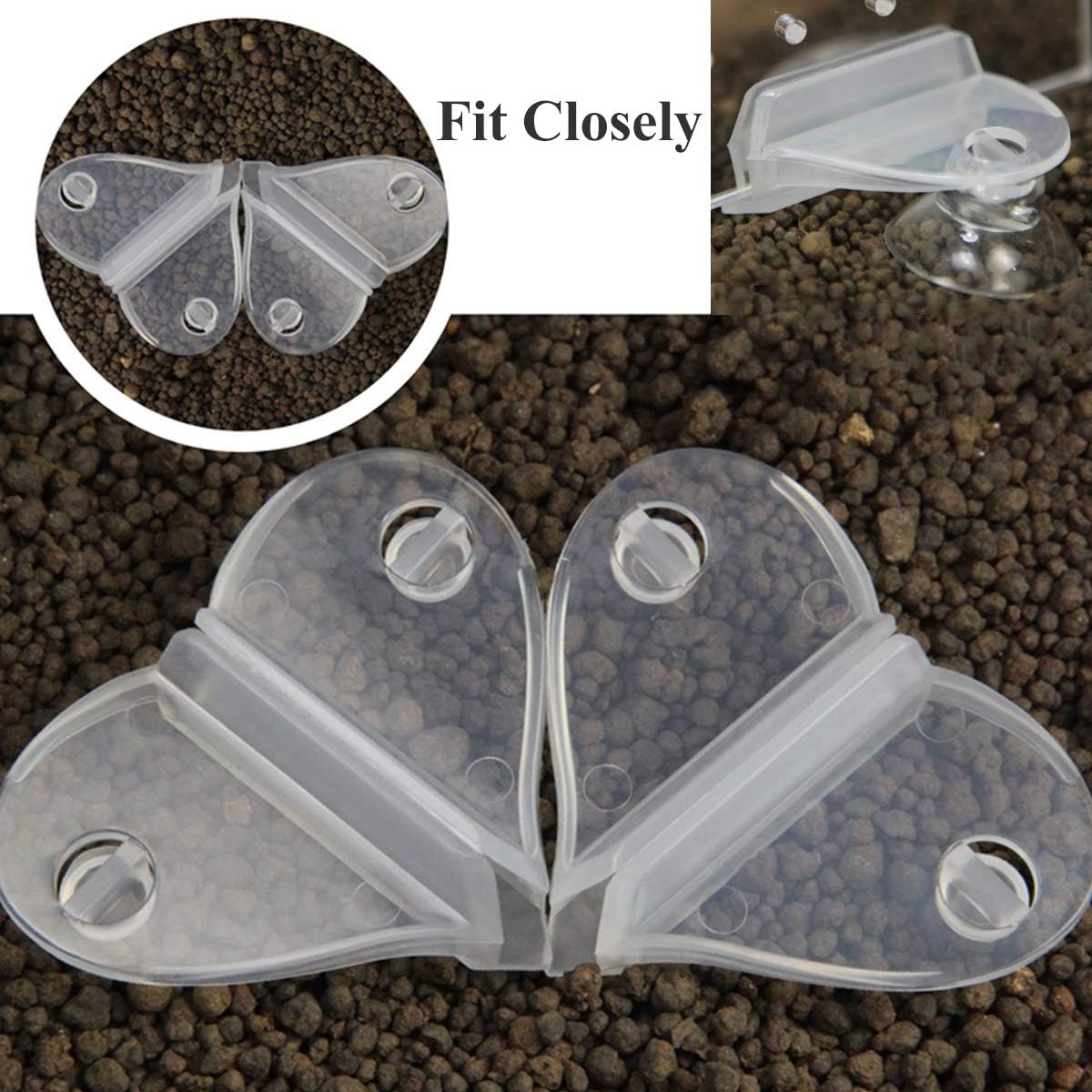 Aquarium Fish Tank Divider Suction Cup, 4 Pieces