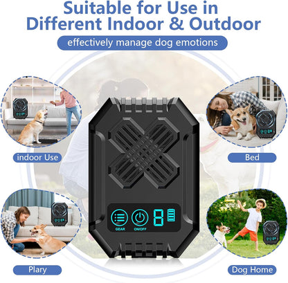 Anti Barking Devices, Dog Bark Deterrent Device 3 Adjustable Modes, Ultrasonic Dog Bark - Rechargeable Long Range 50FT Dogs Barking Control Devices for Indoor Outdoor