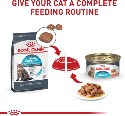 Royal Canin Feline Care Nutrition Urinary Care Adult Thin Slices in Gravy Cat Food, 3 oz (Pack of 12)