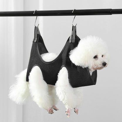 Pssopp Cat Nail Clipper Hammock, Breathable Grooming Pet Hammock for Cats Kittens Provides Secure Attachment (S)