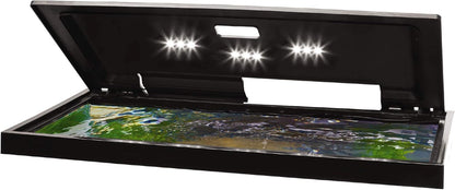 Tetra LED Hood 20 Inches By 10 Inches, Low-Profile Aquarium Hood With Hidden Lighting