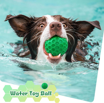 Tough Dog Chew Toys for Aggressive Chewers, Indestructible Dog Balls for Aggressive Chewers, Squeaky Balls for Dogs, Squeaky Toys for Large Dogs, Funny Heavy Duty Ball