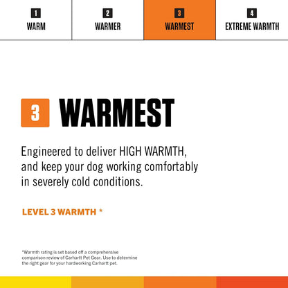 Carhartt Firm Duck Insulated Dog Chore Coat, Durable Weather Resistant Jacket for Cold and Windy Conditions, PFAS Free (Deep Wine), Large