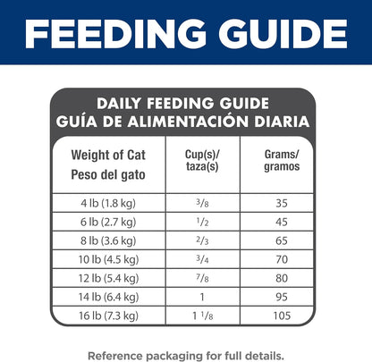 Hill's Science Diet Indoor, Adult 1-6, Easy Litter Box Cleanup, Dry Cat Food, Chicken Recipe, 7 lb Bag