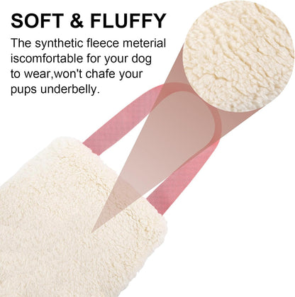 20-150lb Dog Sling for Large Dogs Hind Leg Support, Hevy Duty Portable Dog Lift Harness for Back Legs, Dog Hip Harness Large Breed, Pink, Large