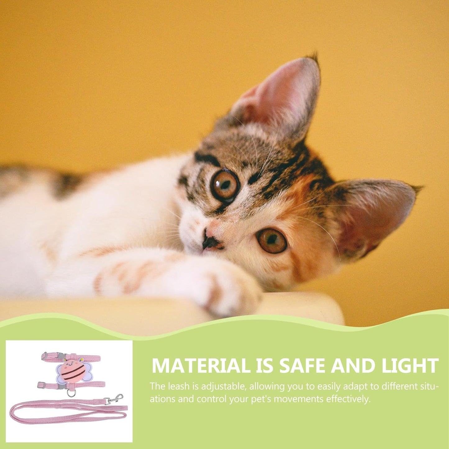 Breathable Small Dog Vest Harness for Cats and Puppies Lightweight No-Pull Pet Walking Harness with Adjustable Fit Comfortable S for Pets Easy Wear and Remove for Training and