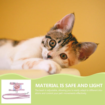 Breathable Small Dog Vest Harness for Cats and Puppies Lightweight No-Pull Pet Walking Harness with Adjustable Fit Comfortable S for Pets Easy Wear and Remove for Training and