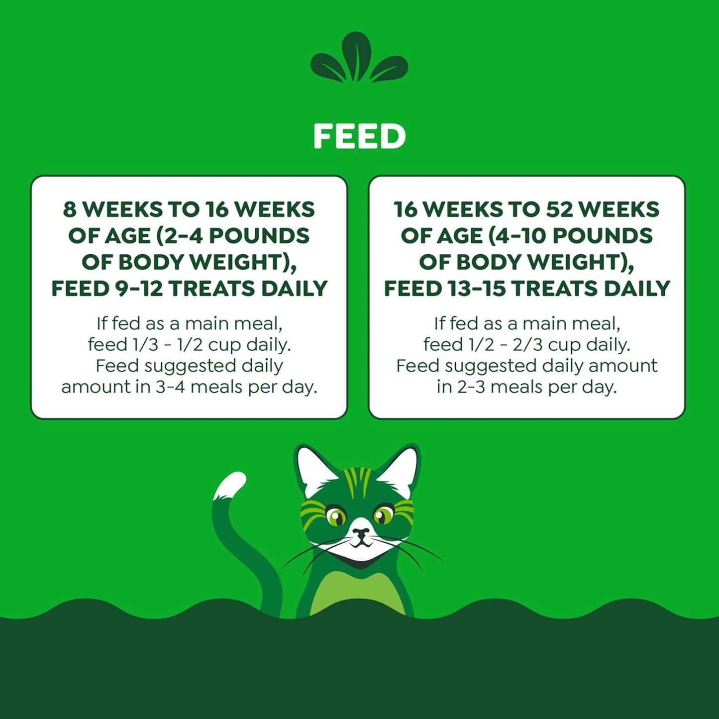 Greenies Feline Smartbites Healthy Kitten Treats, Crunchy and Soft Natural Cat Treats, Chicken Flavor, 16 oz Tub