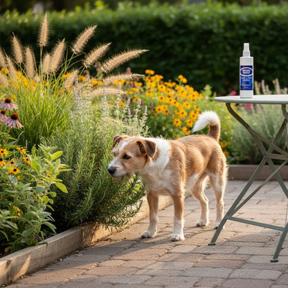 Flea & Tick Spray 8oz – All-Natural Citrus Oil Formula – Safe for Dogs, Cats, Puppies & Kittens – Protects Against Fleas, Ticks, Mosquitoes & Mites – Made in USA