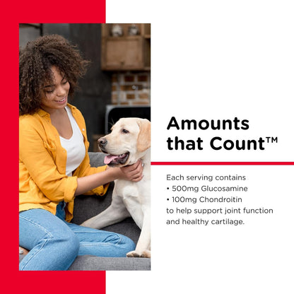 Nutri-Vet Hip & Joint Regular Strength Chewable Dog Supplements, Joint Supplement for Dogs, Chewable Supplement, Formulated with Glucosamine Chondroitin, Pet Supplies, Puppy Essentials, 180 Count