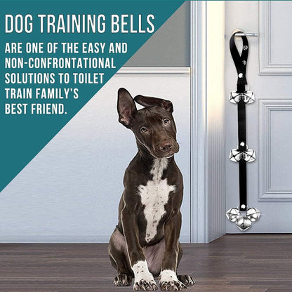 BLUETREE 2 Pack Dog Doorbells Premium Quality Training Potty Great Dog Bells Adjustable Door Bell Dog Bells for Potty Training Your Puppy The Easy Way - 7 Extra Large Loud 1.4 DoorBells