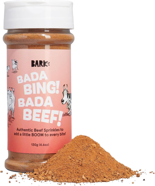 Barkbox Bada Bing Beef Dry Dog Food, Toppers with High Protein and Limited Ingredients Meal Enhancer for Large & Small Breeds - 4.6 Oz