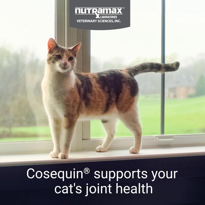 Nutramax Cosequin for Cats Joint Health Supplement, Contains Glucosamine for Cats, Plus Chondroitin, Supports Healthy Joints, for all Breeds and Sizes, Sprinkle Capsules, 55 Count